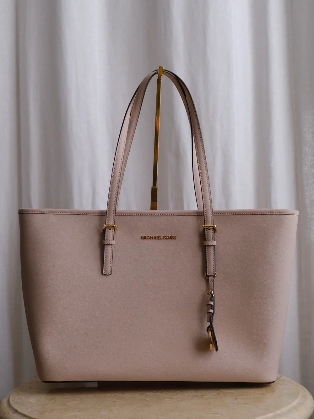 Michael Kors Multifunction Jet Set Travel Saffiano Leather Tote